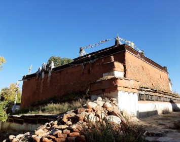 Ghar Gompa or Lo Ghyekar Gompa, the oldest monastery of Nepal even older than the monasteries in Tibet