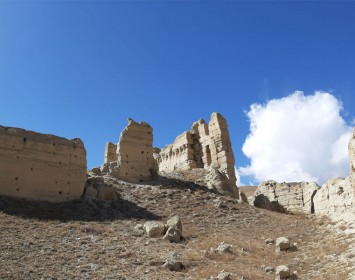 Ruins of ancient palace and monastery in Thinkar Village