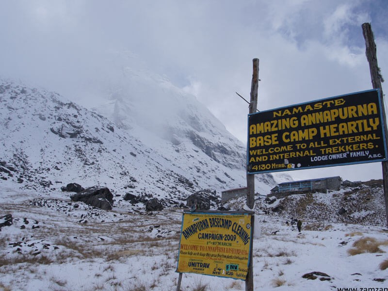 Entrance of Annapurna Base Camp