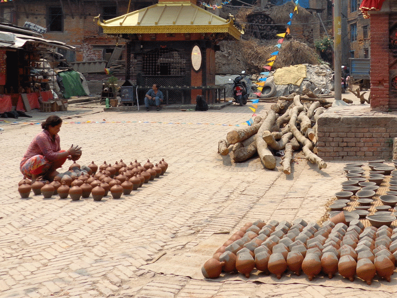 Pottery Shop at Bhaktapur