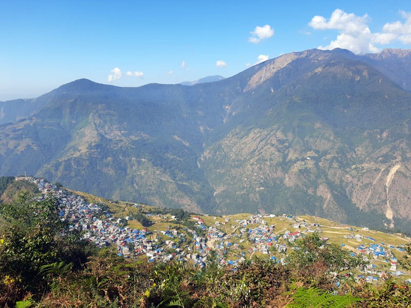 Barpak - The startig point of the trek and also the epicenter of 2015 earthquake