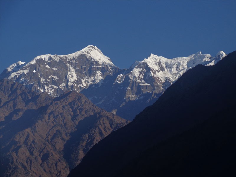 Shringi Himal as seen from Salleri