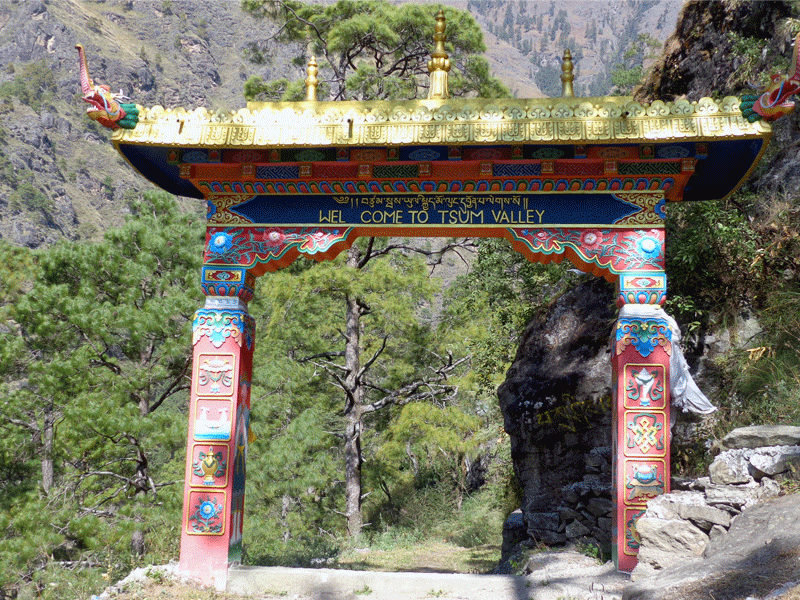 Entrance of Tsum Valley